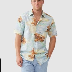 Rodd & Gunn Light Beach Victoria Avenue SS Shirt
